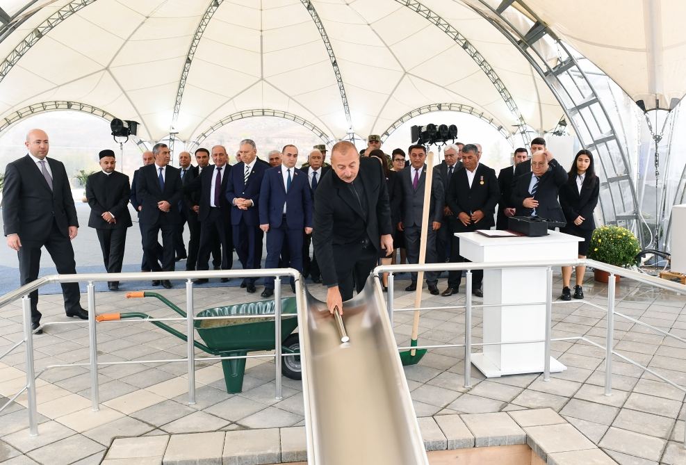 Prezident İlham Əliyevə Cəbrayıl şəhərinin inkişaf planı təqdim edilib (FOTO)