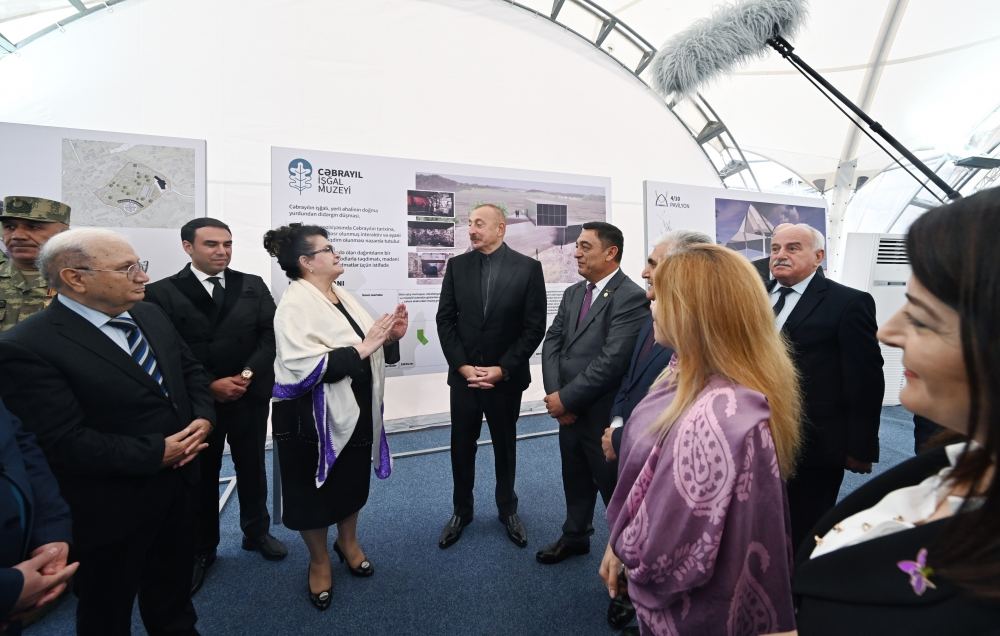 Prezident İlham Əliyevə Cəbrayıl şəhərinin inkişaf planı təqdim edilib (FOTO)