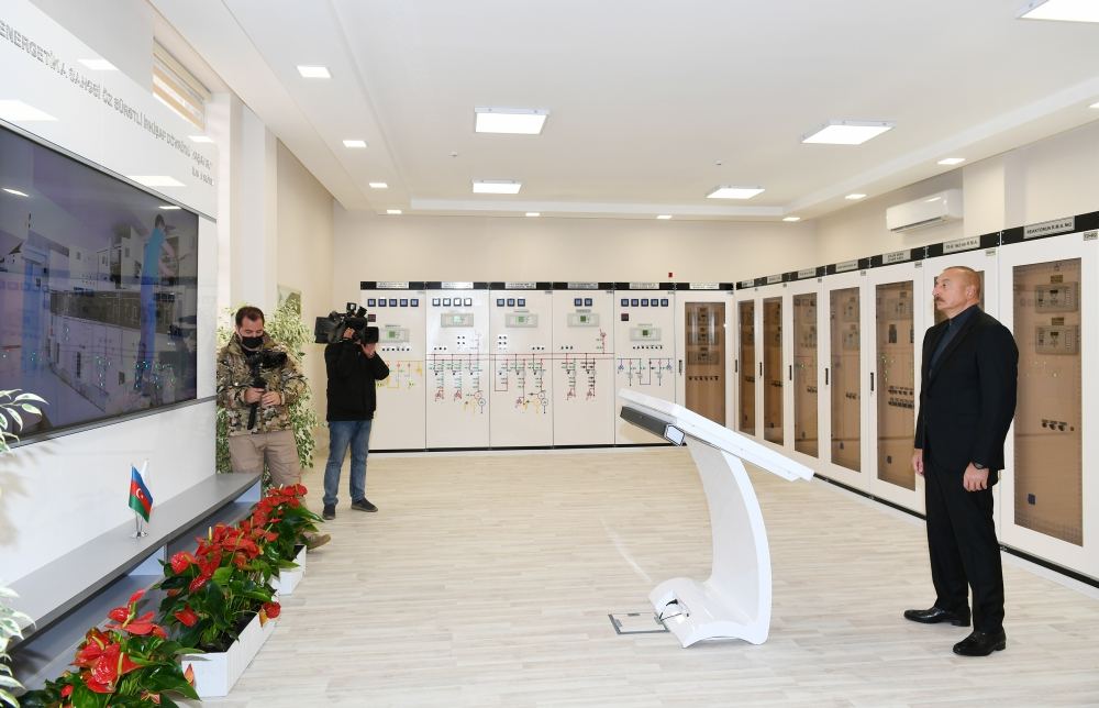 Prezident İlham Əliyev “Cəbrayıl” yarımstansiyasının açılışında iştirak edib (YENİLƏNİB) (FOTO/VİDEO)