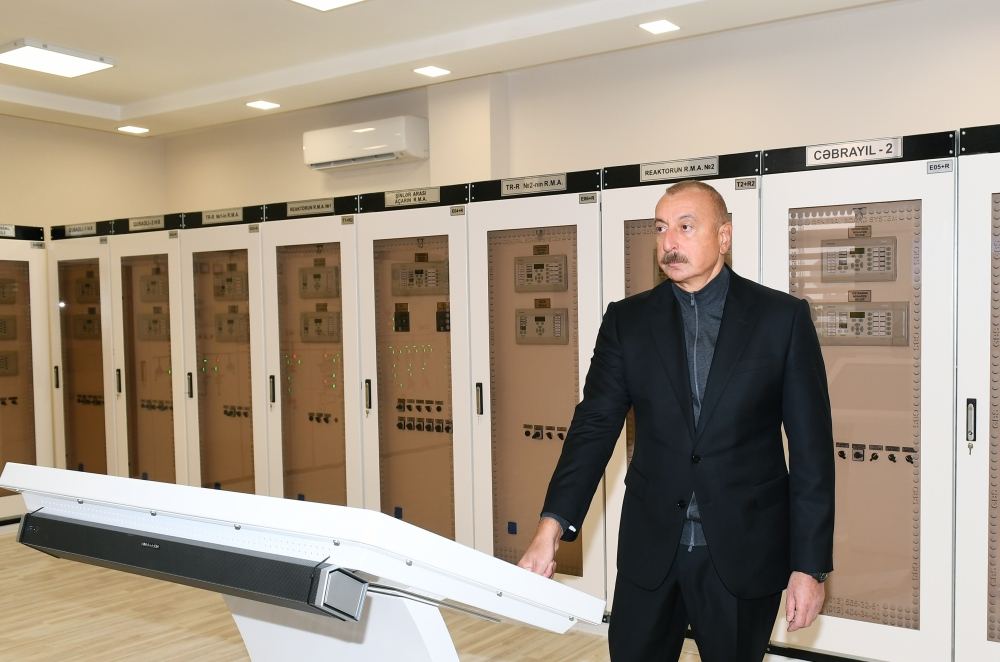 Prezident İlham Əliyev “Cəbrayıl” yarımstansiyasının açılışında iştirak edib (YENİLƏNİB) (FOTO/VİDEO)