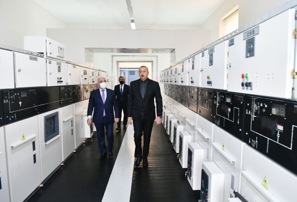 Prezident İlham Əliyev “Cəbrayıl” yarımstansiyasının açılışında iştirak edib (YENİLƏNİB) (FOTO/VİDEO)