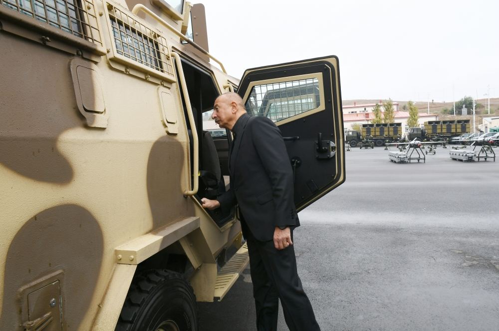 Prezident İlham Əliyev Cəbrayılda Dövlət Sərhəd Xidmətinin hərbi hissə kompleksinin açılışını edib (YENİLƏNİB) (FOTO/VİDEO)