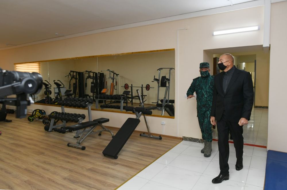 Prezident İlham Əliyev Cəbrayılda Dövlət Sərhəd Xidmətinin hərbi hissə kompleksinin açılışını edib (YENİLƏNİB) (FOTO/VİDEO)