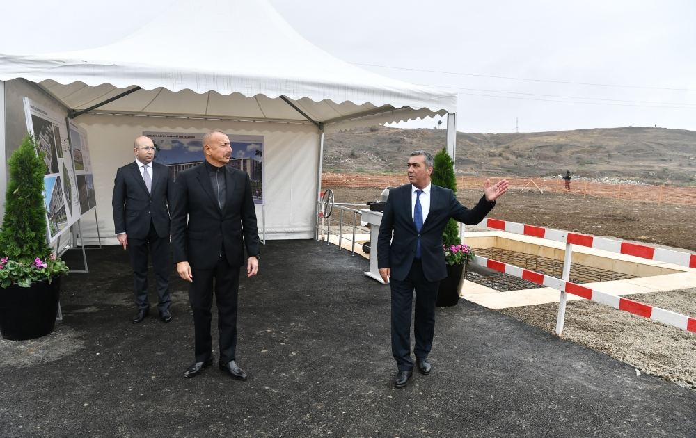 Prezident İlham Əliyev Cəbrayılda Mərkəzi Xəstəxananın təməlini qoyub (YENİLƏNİB) (FOTO/VİDEO)