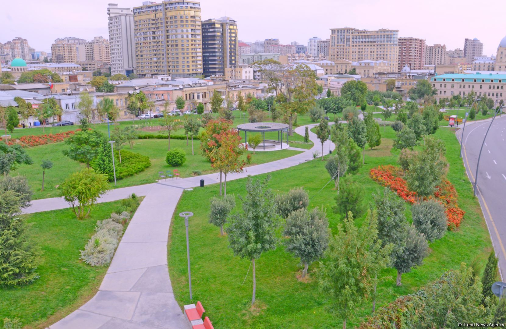 Bakının Mərkəzi Parkı (FOTOSESSİYA)
