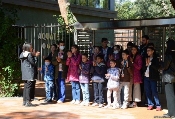 Bakı Zooloji Parkının ilk ziyarətçiləri şəhid övladları və uşaq evlərinin sakinləri olub (FOTO)