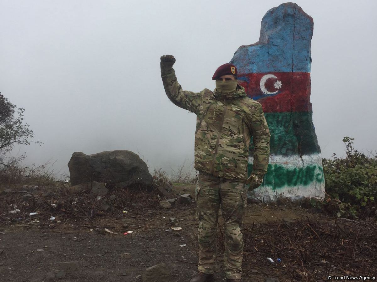 Günün fotosu: Azərbaycan Xüsusi Təyinatlısı Hadrutda