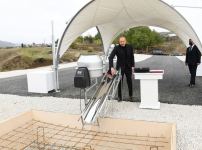 Prezident İlham Əliyev Hadrut qəsəbəsində yeni məscidin təməlini qoyub (FOTO/VİDEO) (YENİLƏNİB)