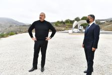 Prezident İlham Əliyev Hadrut qəsəbəsində yeni məscidin təməlini qoyub (FOTO/VİDEO) (YENİLƏNİB)