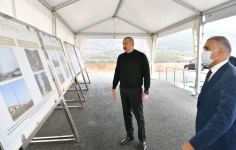 Prezident İlham Əliyev “Hadrut” Qovşaq yarımstansiyasının təməlini qoyub (FOTO/VİDEO) (YENİLƏNİB)