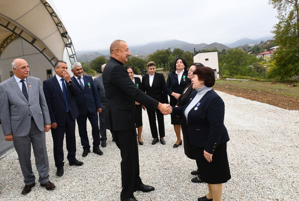 Prezident İlham Əliyev Xocavənd rayon ictimaiyyətinin nümayəndələri ilə görüşüb (FOTO/VİDEO) (YENİLƏNİB)