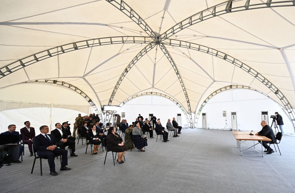 Prezident İlham Əliyev Xocavənd rayon ictimaiyyətinin nümayəndələri ilə görüşüb (FOTO/VİDEO) (YENİLƏNİB)