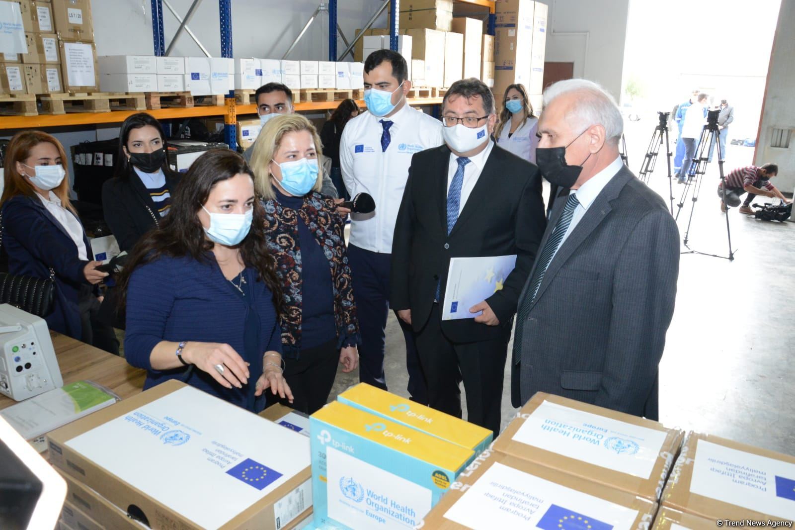 Aİ və ÜST Azərbaycana COVID-19-la mübarizə üçün yardım göndərib (FOTO)