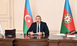 Prezident İlham Əliyev Müstəqil Dövlətlər Birliyinin Dövlət Başçıları Şurasının videokonfrans formatında keçirilən iclasında iştirak edib (FOTO) (YENİLƏNİB-2)