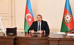 Prezident İlham Əliyev Müstəqil Dövlətlər Birliyinin Dövlət Başçıları Şurasının videokonfrans formatında keçirilən iclasında iştirak edib (FOTO) (YENİLƏNİB-2)