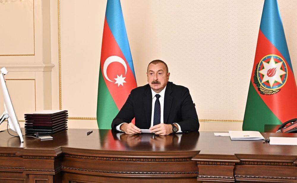 Prezident İlham Əliyev Qarabağda hərbi əməliyyatların dayandırılmasında Prezident Vladimir Putinin xüsusi rolunu qeyd edib