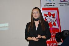 Gənclər Fondunun dəstəyi ilə reallaşdırılan layihə çərçivəsində növbəti təlim keçirilib