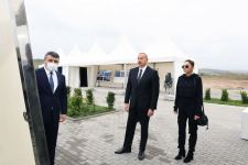 Prezident İlham Əliyev Füzuli rayonunun Dövlətyarlı kəndində “Ağıllı kənd”in təməlini qoyub (FOTO) (YENİLƏNİB)