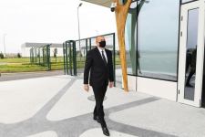 Prezident İlham Əliyev və birinci xanım Mehriban Əliyeva Füzuli Beynəlxalq Hava Limanında yaradılan şəraitlə tanış olublar (YENİLƏNİB) (FOTO)