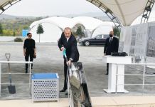 Prezident İlham Əliyev və birinci xanım Mehriban Əliyeva Füzuli rayonunda səfərdə olublar (FOTO/VİDEO)