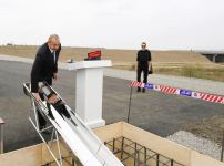 Prezident İlham Əliyev və birinci xanım Mehriban Əliyeva Füzuli rayonunda səfərdə olublar, Füzuli-Ağdam yolunun təməlini qoyublar (YENİLƏNİB) (FOTO)
