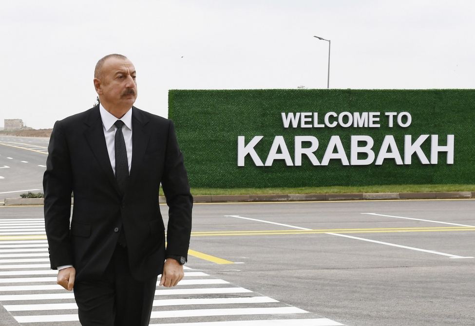 Prezident İlham Əliyev və birinci xanım Mehriban Əliyeva Füzuli Beynəlxalq Hava Limanında yaradılan şəraitlə tanış olublar (YENİLƏNİB) (FOTO)