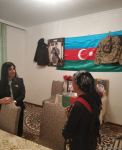 Millət vəkili Sevil Mikayılova Xaçmazda şəhid ailələri ilə görüşüb (FOTO)