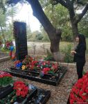 Millət vəkili Sevil Mikayılova Xaçmazda şəhid ailələri ilə görüşüb (FOTO)