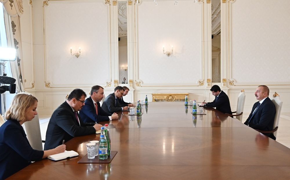 Prezident İlham Əliyev Avropa İttifaqının xüsusi nümayəndəsini qəbul edib (FOTO/VİDEO)