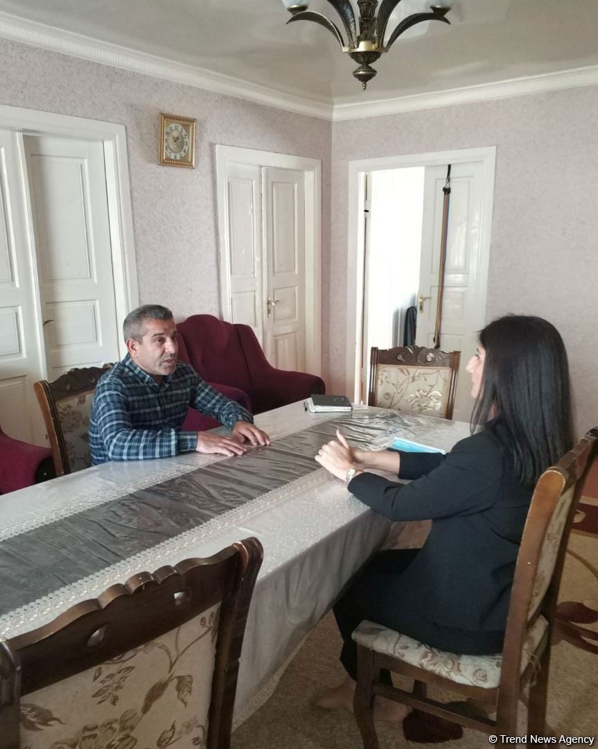 Millət vəkili Sevil Mikayılova Xaçmazda şəhid ailələri ilə görüşüb (FOTO)