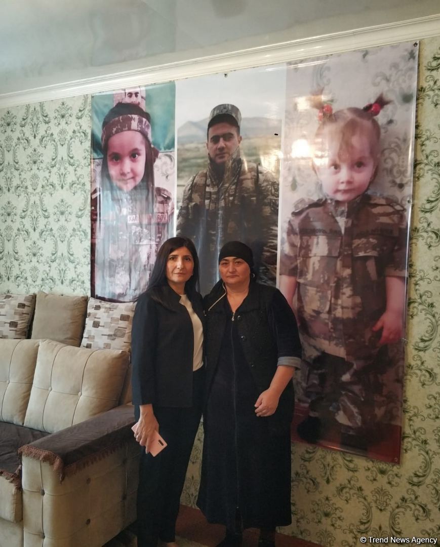 Millət vəkili Sevil Mikayılova Xaçmazda şəhid ailələri ilə görüşüb (FOTO)
