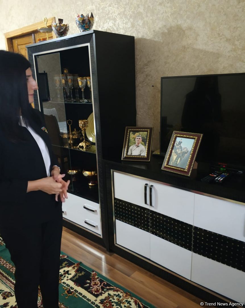 Millət vəkili Sevil Mikayılova Xaçmazda şəhid ailələri ilə görüşüb (FOTO)