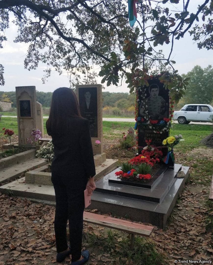 Millət vəkili Sevil Mikayılova Xaçmazda şəhid ailələri ilə görüşüb (FOTO)