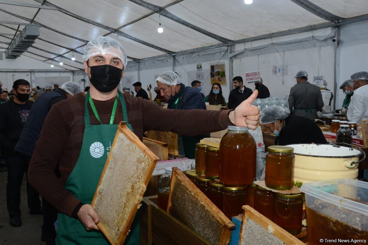 Bakıdakı bal yarmarkası noyabrın 7-dək davam edəcək (FOTO) (ƏLAVƏ OLUNUB)