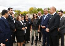 Prezident İlham Əliyev və birinci xanım Mehriban Əliyeva Zəngilan ictimaiyyətinin nümayəndələri ilə görüşüblər (FOTO/VİDEO) (YENİLƏNİB)