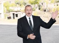 Prezident İlham Əliyev və Birinci xanım Mehriban Əliyeva Qubadlı rayonunda səfərdə olublar (FOTO/VİDEO)