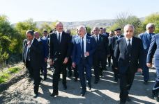 Prezident İlham Əliyev və Birinci xanım Mehriban Əliyeva Qubadlı rayonunda səfərdə olublar (FOTO/VİDEO)