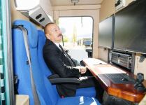 Prezident İlham Əliyev və Birinci xanım Mehriban Əliyeva DSX-nin yeni hərbi hissə kompleksinin açılışında iştirak ediblər (YENİLƏNİB) (FOTO/VİDEO)