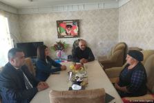 Millət vəkili Sevil Mikayılova Xaçmazda şəhid ailələri ilə görüşüb (FOTO)