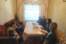 Millət vəkili Sevil Mikayılova Xaçmazda şəhid ailələri ilə görüşüb (FOTO)