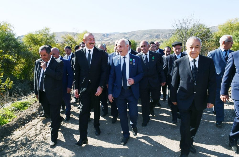 Prezident İlham Əliyev və Birinci xanım Mehriban Əliyeva Qubadlı rayonunda səfərdə olublar (FOTO/VİDEO)