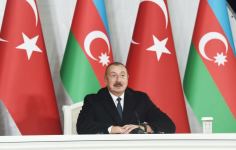 Azərbaycan və Türkiyə prezidentləri mətbuata birgə bəyanatlarla çıxış ediblər (FOTO/VİDEO) (YENİLƏNİB)