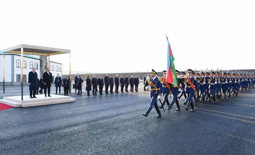 Türkiyə Prezidenti Rəcəb Tayyib Ərdoğanın Zəngilanın Ağalı kəndində rəsmi qarşılanma mərasimi olub (FOTO/VİDEO) (YENİLƏNİB)