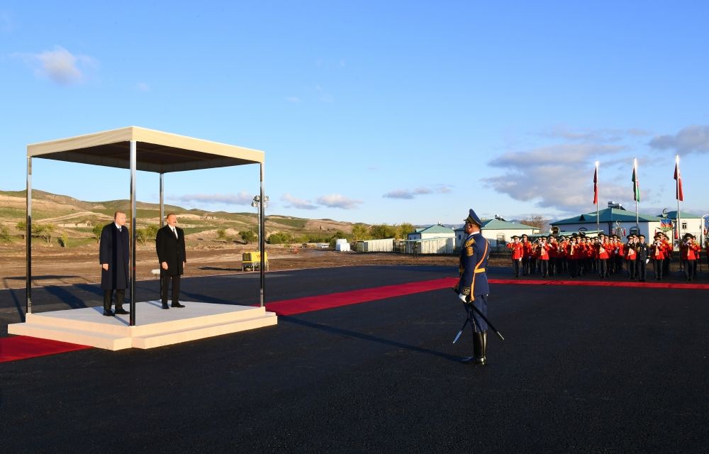 Türkiyə Prezidenti Rəcəb Tayyib Ərdoğanın Zəngilanın Ağalı kəndində rəsmi qarşılanma mərasimi olub (FOTO/VİDEO) (YENİLƏNİB)