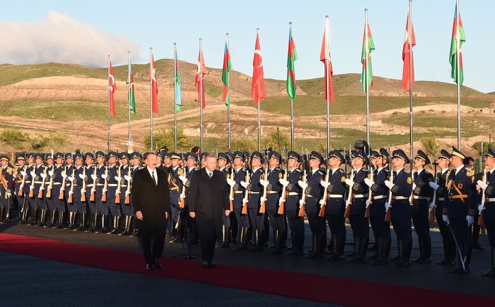 Türkiyə Prezidenti Rəcəb Tayyib Ərdoğanın Zəngilanın Ağalı kəndində rəsmi qarşılanma mərasimi olub (FOTO/VİDEO) (YENİLƏNİB)