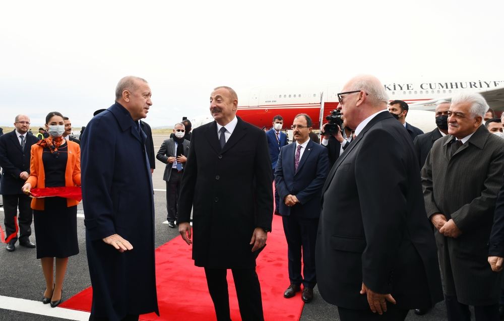 Prezident İlham Əliyev və Rəcəb Tayyib Ərdoğan Füzuli Beynəlxalq Hava Limanının rəsmi açılışını ediblər (FOTO/VİDEO) (YENİLƏNİB)