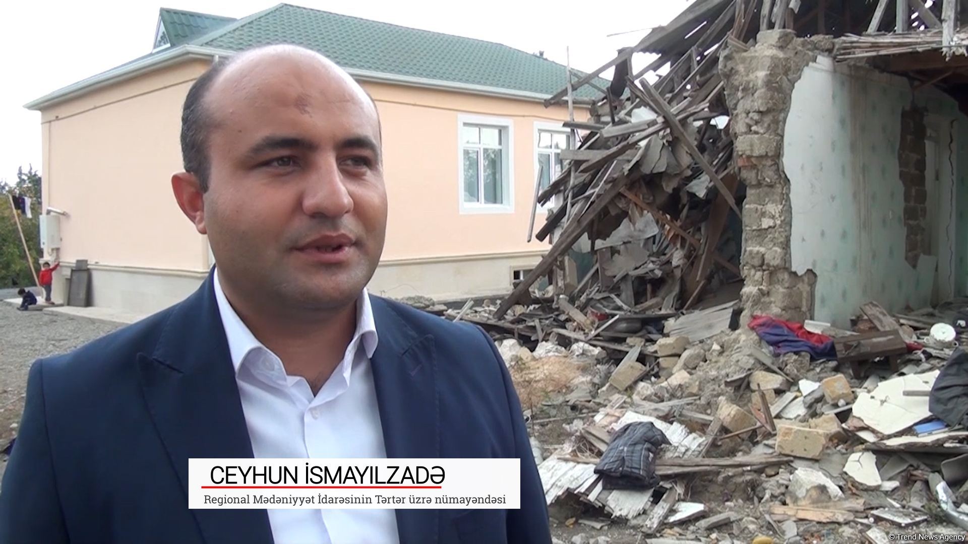 Bir tərəfdə erməni vandalizmi, digər tərəfdə müasir ev – Tərtər sakininin dağılmış evi muzey kimi saxlanılacaq (FOTO/VİDEO)