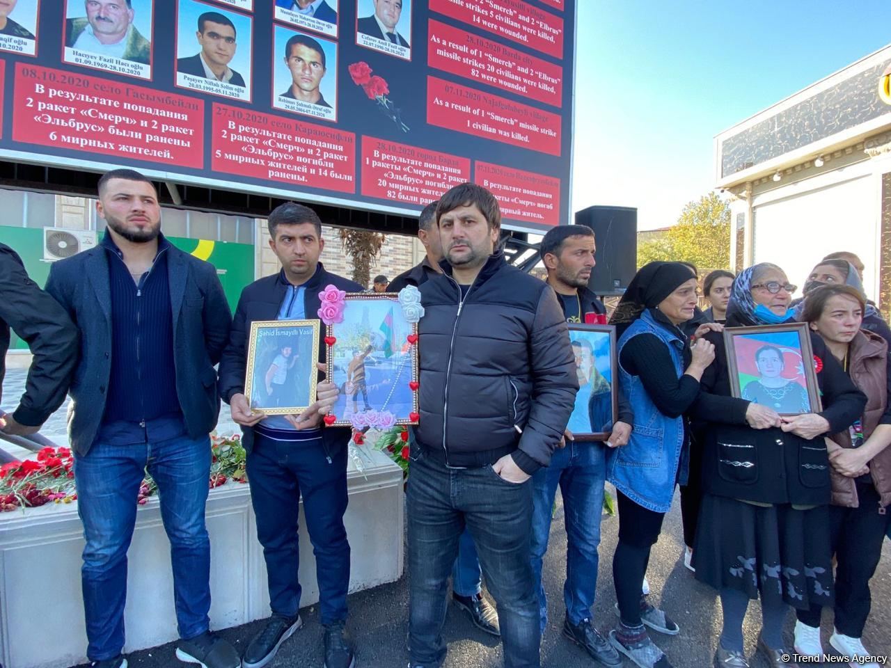 Bərdədə erməni terrorunun qurbanları anılıb (FOTO)