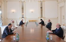 Prezident İlham Əliyev Türkiyənin Diyanət İşləri İdarəsinin sədrini qəbul edib (FOTO/VİDEO)