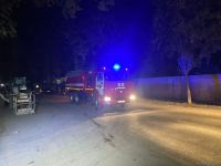 Bərdədə yaşayış binasındakı yanğın söndürülüb (FOTO)